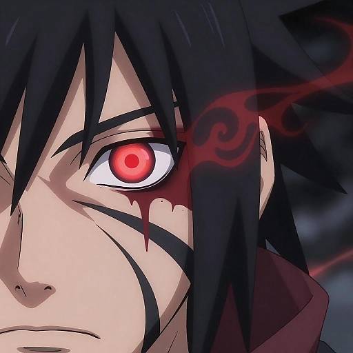 Sasuke Curse Mark Eye Activation