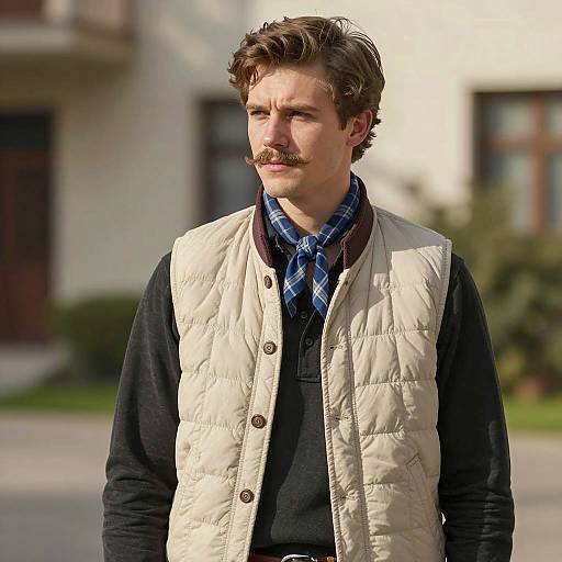 Stylish Retro Male Fashion Photograph