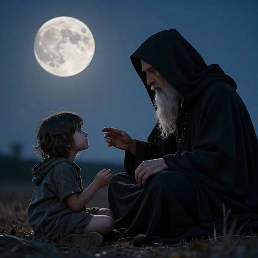 Twilight Dialogue of Wisdom and Innocence