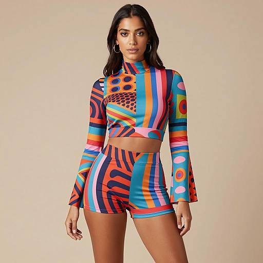 Vibrant Fashion Portrait of Confidence