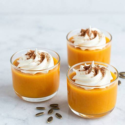 Vibrant Pumpkin Pudding Trio