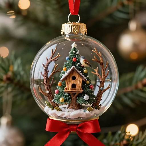 Magical Woodland Christmas Ornament