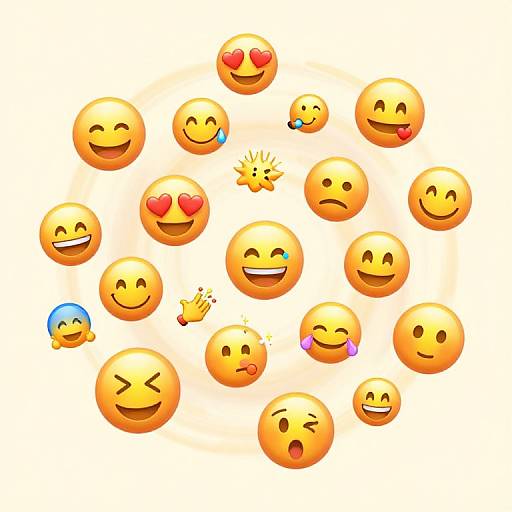 Playful Emoji Swirl Collection