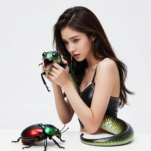 Neeko in Colorful Beetle Focus