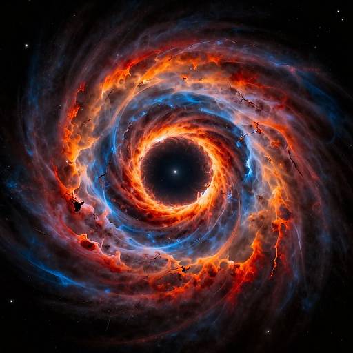 Vivid Celestial Corona Phenomenon