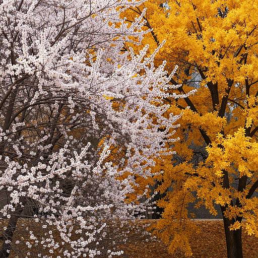 Seamless Seasonal Transition Landscape