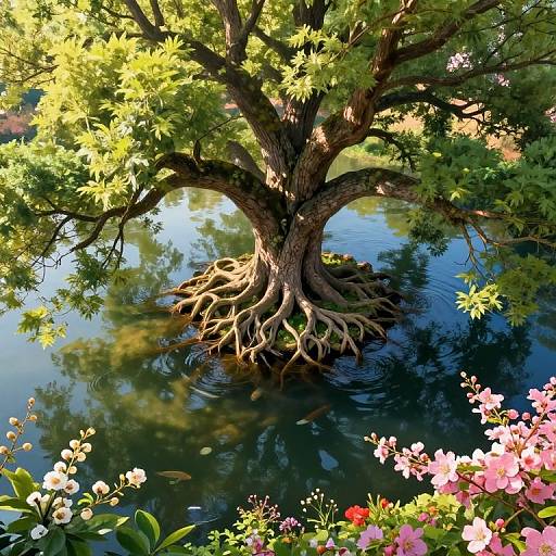 Bug’s-Eye View of Majestic Tree