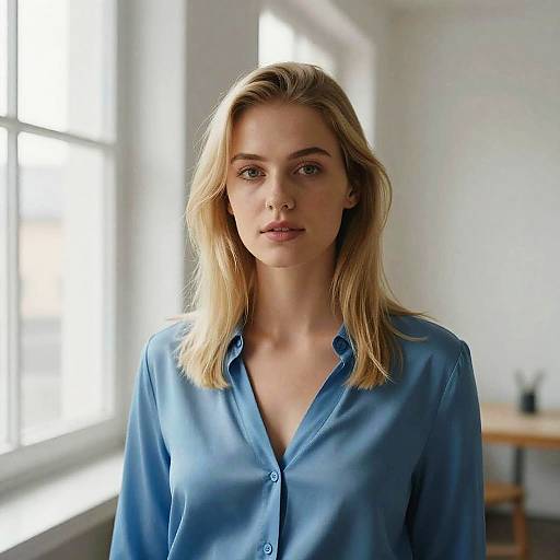 Soft Natural Light Editorial Portrait