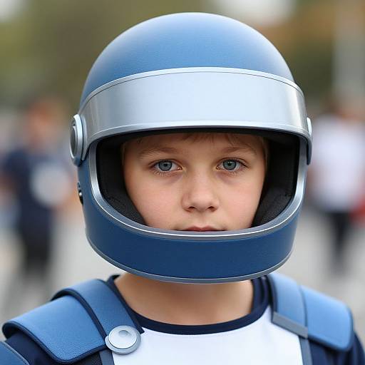 Realistic Boy in Themed Costume