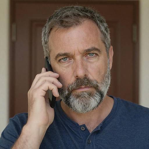 Serious Middle-Aged Man Portrait