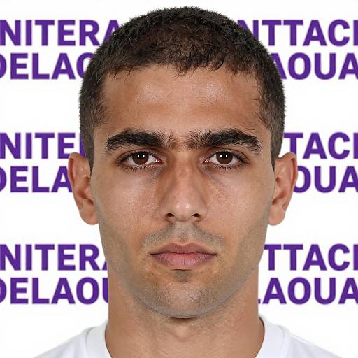 Intense Portrait with Text Overlay