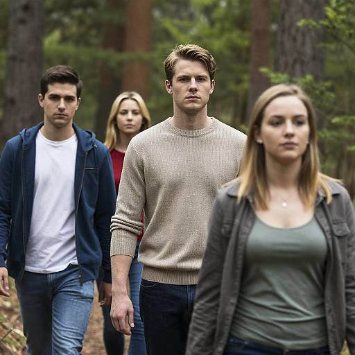 Casual Stroll Through a Lush Forest