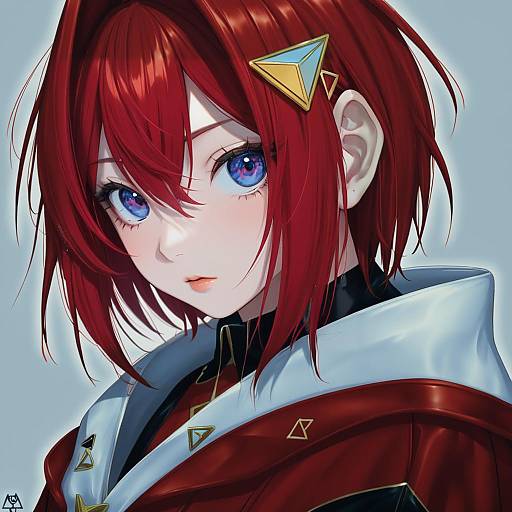 Illustration of Ange katrina (1st costume), nijisanji in the style of Naso4