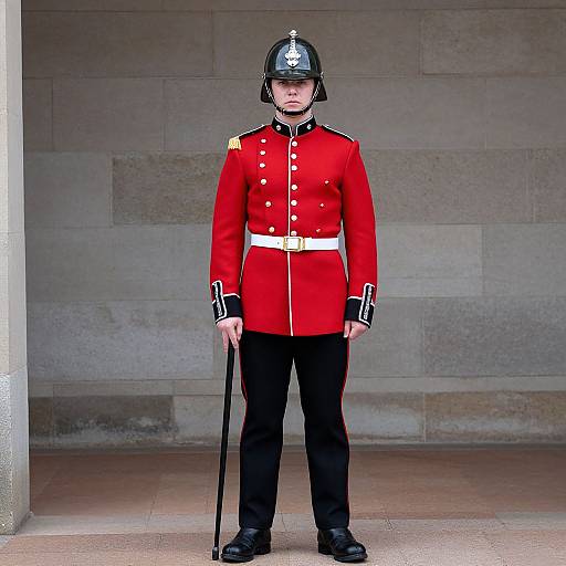 Grenadier Guard Uniformed Male