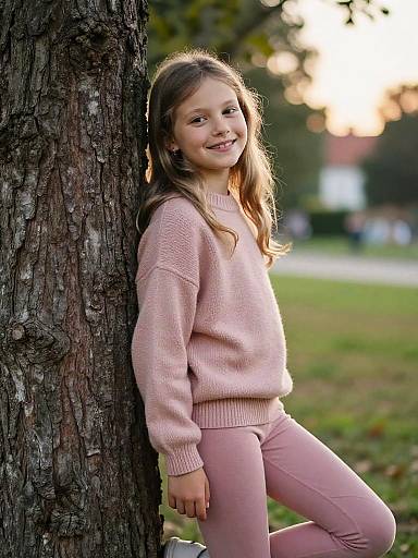 Sunset Park Portrait of Young Girl