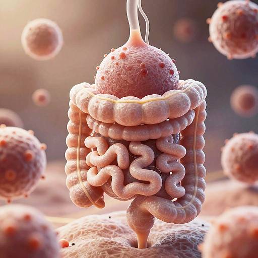 Photorealistic Microvilli on Intestinal Cells