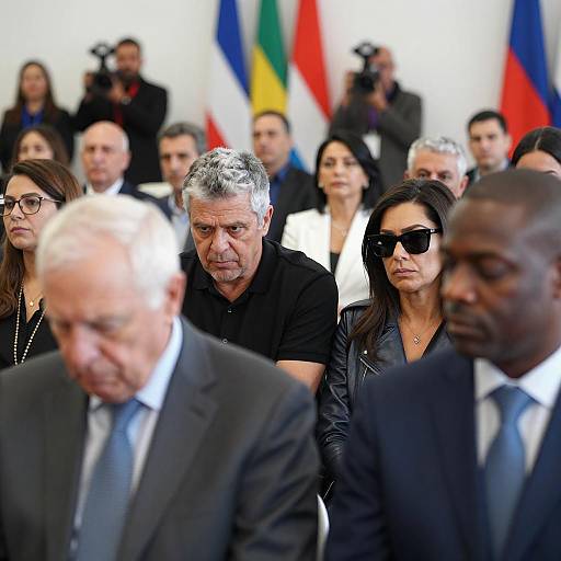 Diverse Crowd at a Formal Event