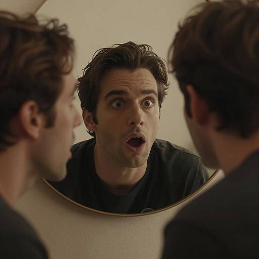 Shocked Reflection in a Circular Mirror