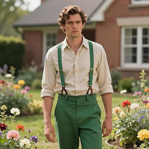 Charming Garden Attire for Men