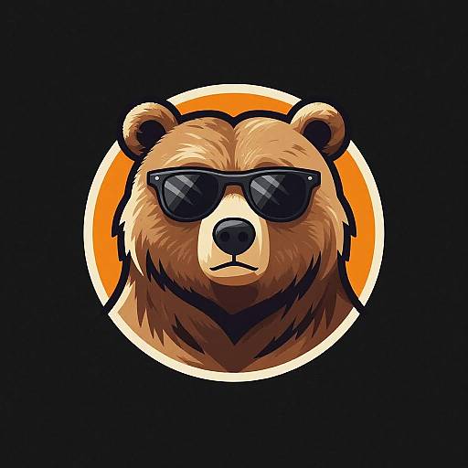 Retro Aggressive Grizzly Bear Tee