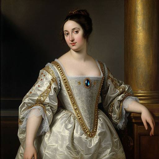 Elegant 17th Century Woman Portrait