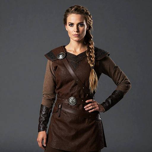 Vikings Lagertha Brown Outfit