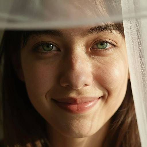 Ultra-Realistic Portrait Under Chin View