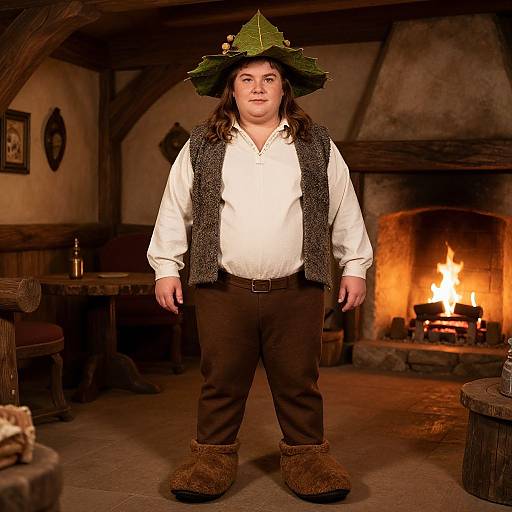Plus Size Hobbit Costume in Fantasy Tavern