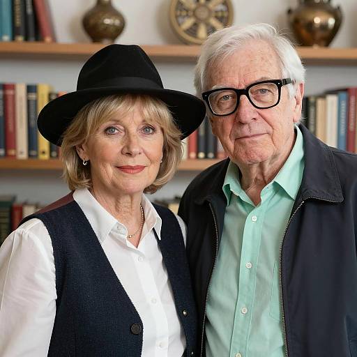 Candid Portrait of an Older Couple