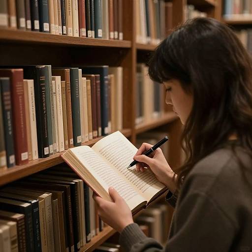 Seeker of Knowledge in Ancient Library