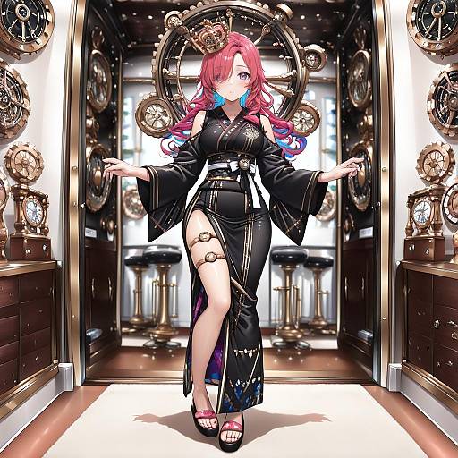 Ultra-Detailed Clockwork Welcoming Queen