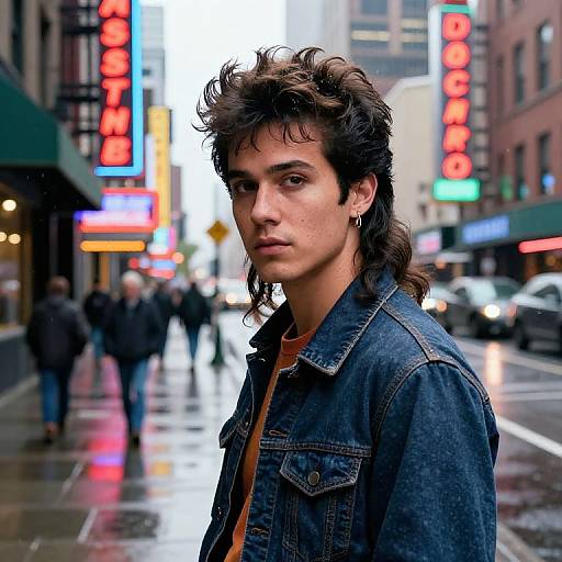 1980s Mullet Street Photographer Scene