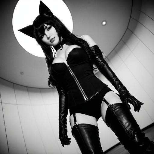 Blake Belladonna Cosplay with Fisheye Effect
