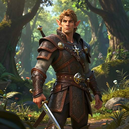 Confident DND Gnome Adventurer