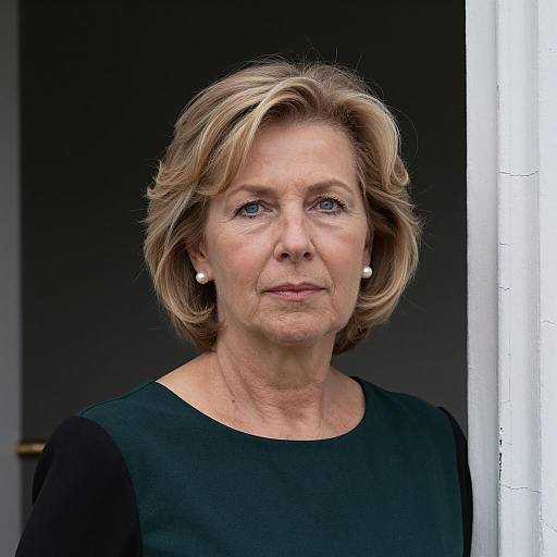 Elegant Portrait of a Middle-Aged Woman