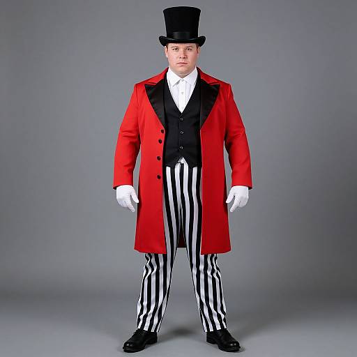 Plus Size Male Ringmaster Full Body