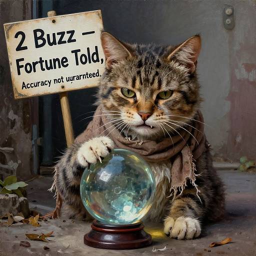Mysterious Alley Cat Fortune Teller
