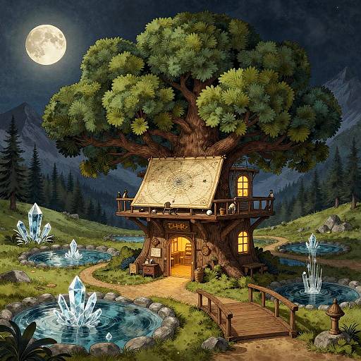 Anton Pieck Yew-Tree Star-Map Atelier