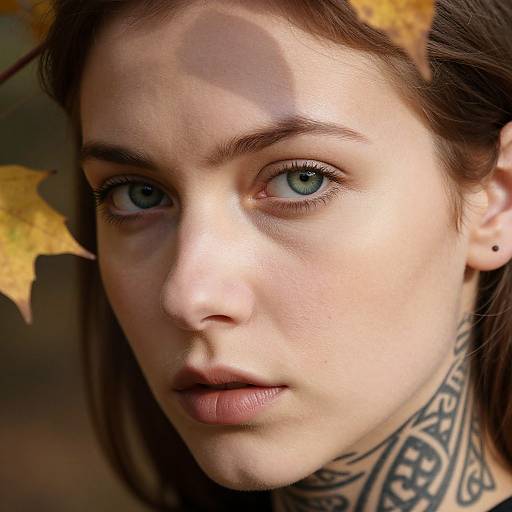 Hyperrealistic Celtic Woman Portrait