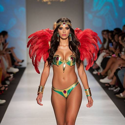 Exotic Dancewear on Runway