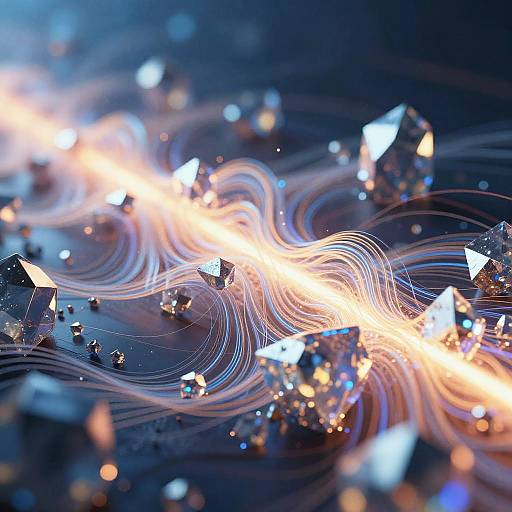 Stable Diffusion Light Waves Concept