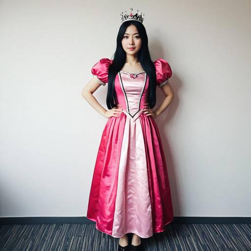 Realistic Pink Princess Costume for Adults