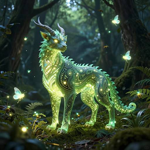 Mythical Entier in Enchanted Forest