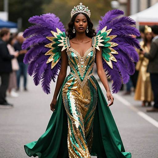Carnival Queen Mardi Gras Outfit