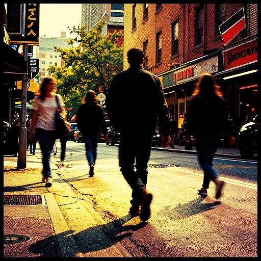 Dynamic Urban Comic Book Scene