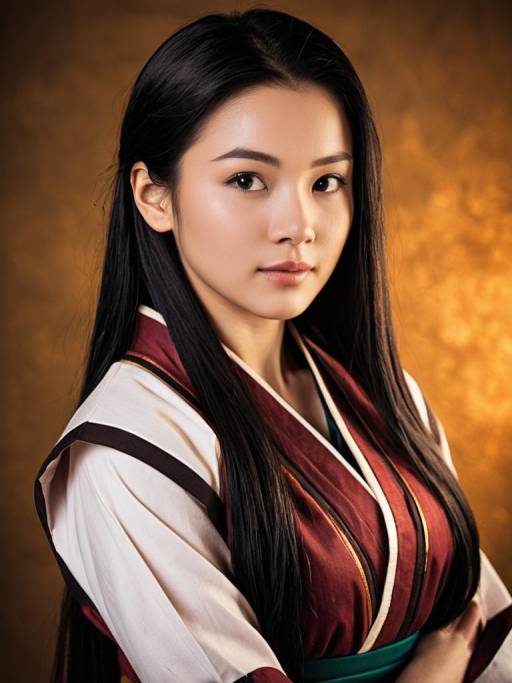 Woman in Nezuko Kamado Cosplay Costume
