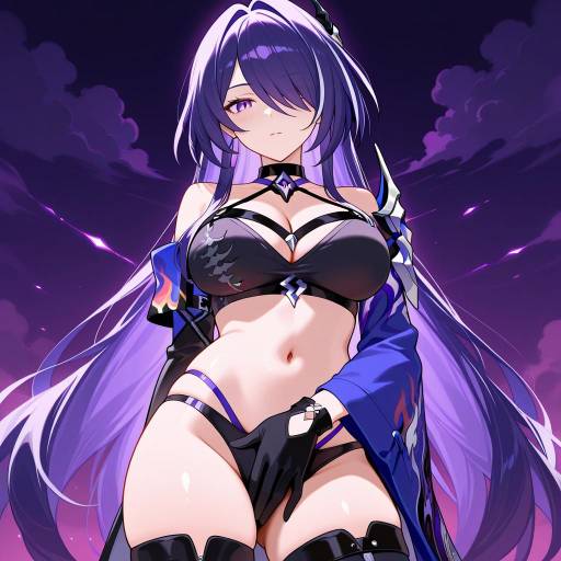 Mystical Cowboy Shot of a Stylish Heroine