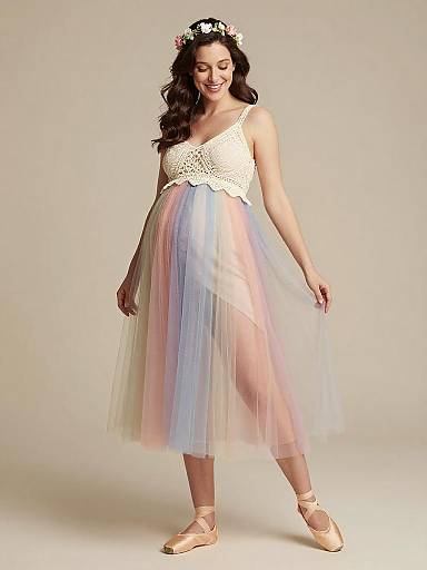 Ethereal Boho Maternity Fairy Portrait