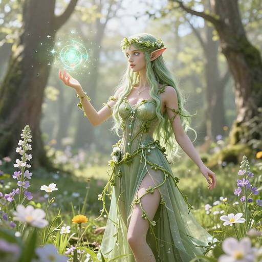 Spring Eladrin Elf Archmage Magic