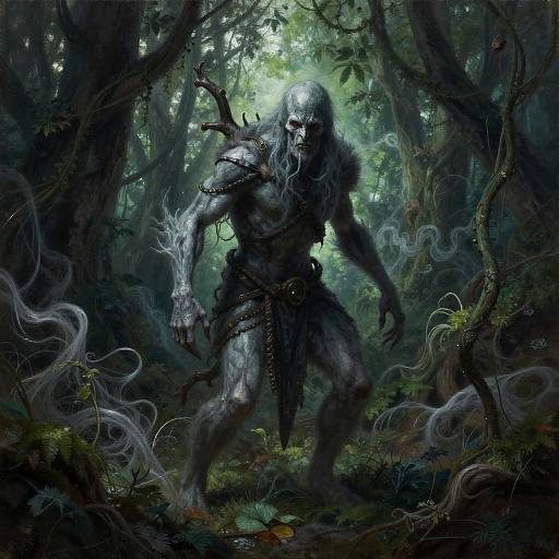 Warhammer Forest Revenant Oil Painting